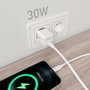 Aisens Cargador GaN 30W USB-C Blanco ASCH-30W1P035-W