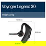 HP Voyager Legend 30 Headset Auriculares Inalámbricos para Llamadas y Música Color Negro