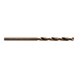 Wolfcraft Broca para Metal HSS Cobalto Rectificada - Acero Inoxidable - Diámetro 3.00 mm x Longitud 61 mm - Ángulo Punta 130°