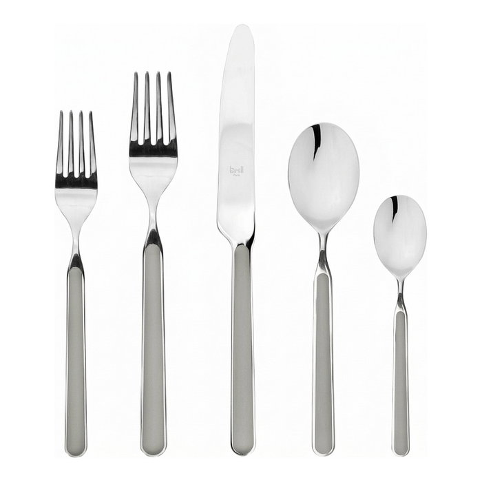 Alessi Set de Cubertería Dry de 24 Piezas en Acero Inoxidable 18/10 de 24 piezas