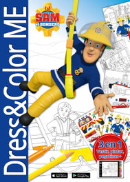 BOOK'N'APP SAM EL BOMBERO (MINI DRESS & COLOR ME)