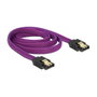DeLOCK Cable SATA III 1 m Púrpura
