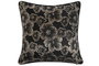 DKD Home Decor Cojín Jaquard Dorado y Negro Gold23