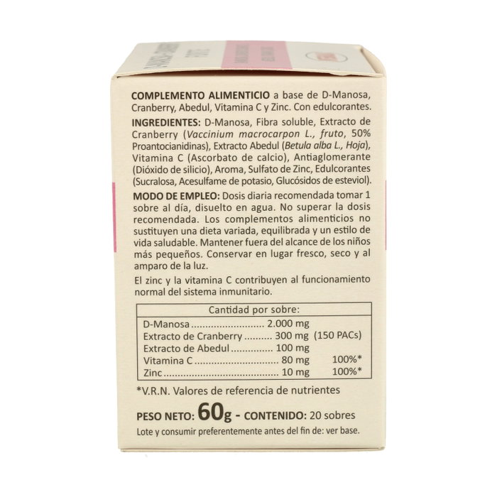 Integralia D-Manosa + Cranberry Forte 20 sobres Integralia D-Manosa + Cranberry Forte 20 sobres