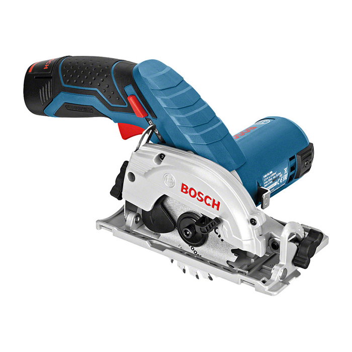 Bosch GKS 12V-26 Sierra Circular Inalámbrica 12V con 2 Baterías de 3Ah
