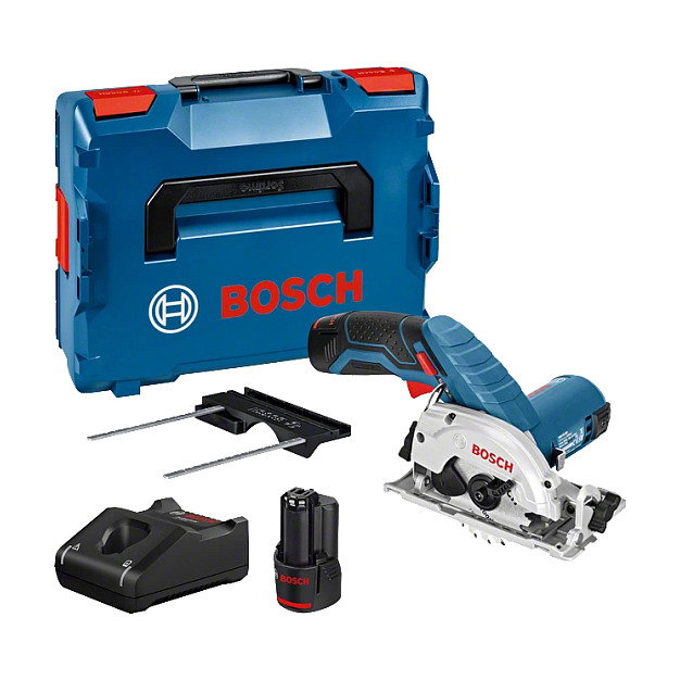 Bosch GKS 12V-26 Sierra Circular Inalámbrica 12V con 2 Baterías de 3Ah
