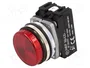 PROMET Lámpara de control LED NEF30 roja