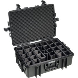 B&W Outdoor Case Type 650 Negro con sistema de divisores