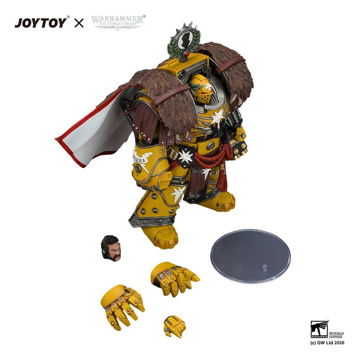 Joy Toy Warhammer Figura Imperial Fists Lord Castellan Evander Garrius, The Tyrant of Cthonia 14 cm Joy Toy Warhammer Figura Imperial Fists Lord Castellan Evander Garrius, The Tyrant of Cthonia 14 cm