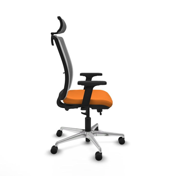 PIQUERAS Y CRESPO Silla de oficina Haches Naranja y Gris PIQUERAS Y CRESPO Silla de oficina Haches Naranja y Gris