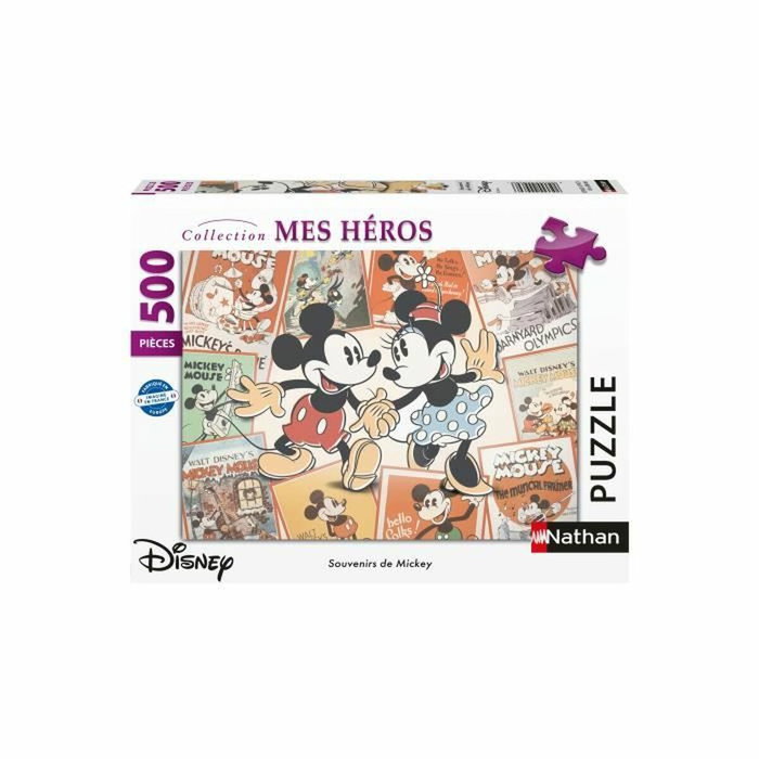 Nathan Puzzle Mickey/Disney Memories de 500 piezas Nathan Puzzle Mickey/Disney Memories de 500 piezas