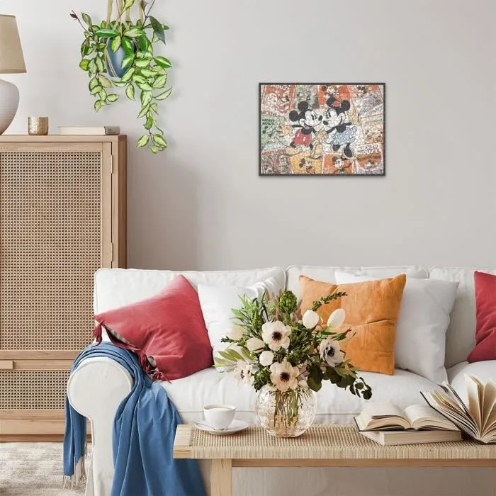 Nathan Puzzle 12000969 Mickey/Disney Memories 500 Piezas para Adultos y Niños a partir de 12 años Puzzle de Calidad Premium