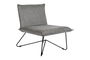 DKD Home Decor Sillon Urban Gris Negro Poliester Metal 78 x 75 x 66 cm