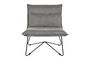 DKD Home Decor Sillon Urban Gris Negro Poliester Metal 78 x 75 x 66 cm