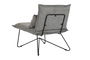 DKD Home Decor Sillon Urban Gris Negro Poliester Metal 78 x 75 x 66 cm