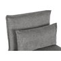 DKD Home Decor Sillón de Poliéster y Metal Gris con Cojín