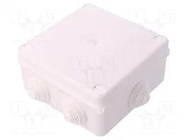 ELEKTRO-PLAST NASIELSK EP-LUX Caja de Conexiones Blanca con Prensaestopas