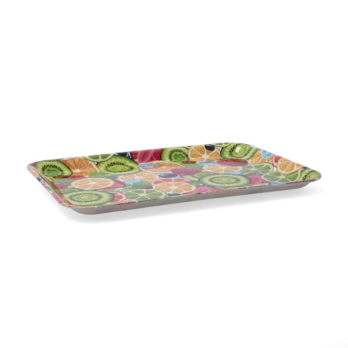 Quid Bandeja Rectangular Polipropileno Habitat 32x23x1,7 cm (12 Unidades) - Naranja Quid Bandeja Rectangular Polipropileno Habitat 32x23x1,7 cm (12 Unidades) - Naranja