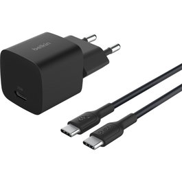 Belkin BoostCharge 25W USB-C con cable de 1m Negro WCA012kq1MBK-B6