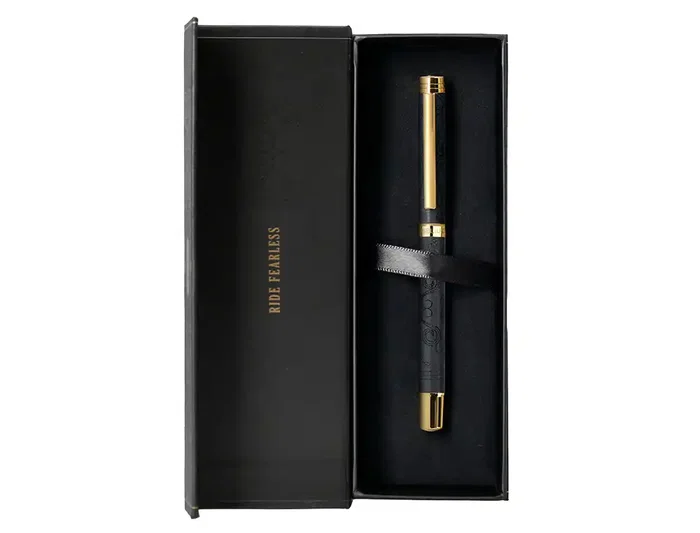 Belius Roller Wild West Aluminio Negro Dorado Tinta Negra Caja Diseño