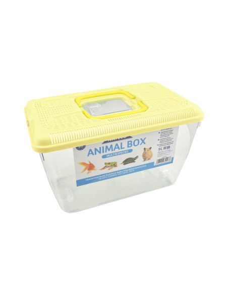Nayeco Transportín para Mascotas Pequeñas Mini Grande 32.5x21x20 cm, Ideal Acuariofilia y Terrario