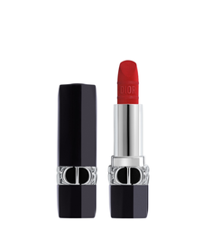 Dior Rouge, Satén mate, Lápiz labial cremoso, Rojo icónico, 3.5 g