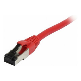 Synergy21 Patch Cable RJ45 CAT8.1 2000 MHz 0.25 m Red S-STP(S/FTP) TPE/LSZH SuperFlex AWG26