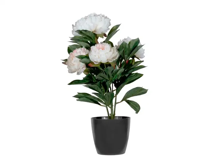 Paperflow Flor Artificial Peonia Blanca 55 cm