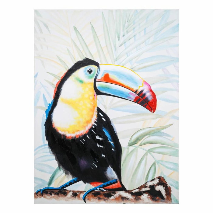 Cuadro Alexandra House Living Toucan Lona Madera de abeto 120 x 3 x 90 cm Cuadro Alexandra House Living Toucan Lona Madera de abeto 120 x 3 x 90 cm