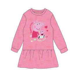 Cerdá Vestido French Terry Peppa Pig para Niña Talla 4 Años