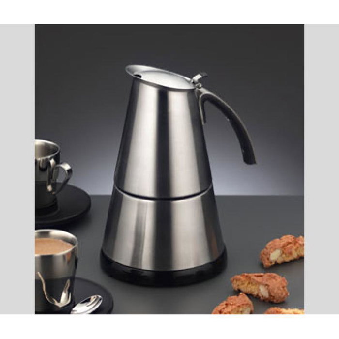 Rommelsbacher EKO 364/E Elpresso Mini Máquina de Espresso, Color Plata y Negro