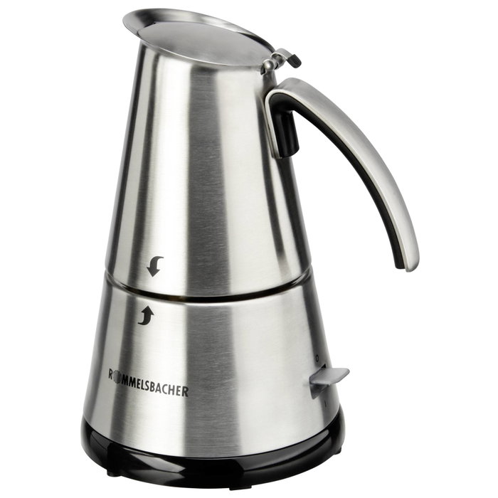 Rommelsbacher ElPresso mini EKO 364/E, Plata / Negro Rommelsbacher ElPresso mini EKO 364/E, Plata / Negro