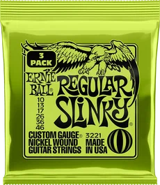 Ernie Ball Juego Eléctrica Slinky 10-46 Tripack (3)