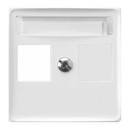 DeLOCK Keystone Abdeckung weiß con 7 mm Durchführung (4 piezas)