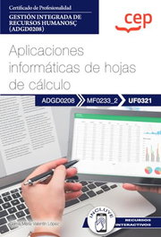 CEP EDITORIAL, Manual aplicaciones informáticas de hojas de cálculo UF0321 - CEP EDITORIAL