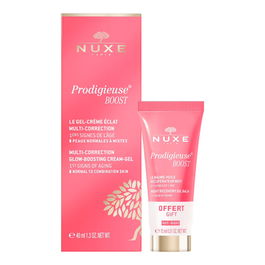 Set Nuxe: Creme Prodigieuse Boost, Recovery, Night, Balm, For Face, 15 ml +  Prodigieuse Boost, Multi-Correction, Gel Cream, For Face, 40 ml