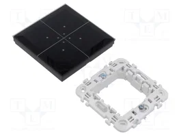 F&F Interruptor táctil F&Home Negro
