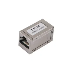 Equip 221161 Adaptador Macho Hembra RJ-45 RJ-45 1:1 para Cat5e, Blindado Total, Color Plata
