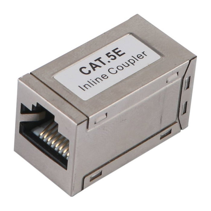 Equip 221161 Adaptador Cat5e 2x RJ45 1:1 Blindado Plata Equip 221161 Adaptador Cat5e 2x RJ45 1:1 Blindado Plata
