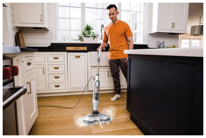 Shark S8201EU Steam & Scrub Trapeador a Vapor Blanco