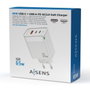 Aisens Cargador GaN 65W Blanco con 2xUSB-C y 1xUSB-A