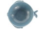 DKD Home Decor Loving home peces Ensaladera Mediterraneo Azul Marino Porcelana 17.4 x 6 x 19 cm (6 Unidades)