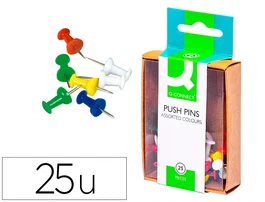 Q-connect Señalizador de planos, 25 unidades, colores surtidos