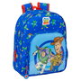 SAFTA Mochila Good Vibes Toy Story Disney Pixar 34cm Adaptable a Carrito Portamochilas con Bolsillo Lateral Portabotellas