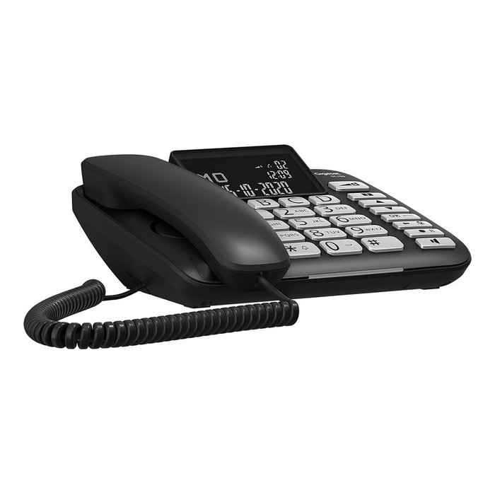 Gigaset DL780 Plus Teléfono Inalámbrico DECT/Analógico con Altavoz y 99 Entradas, Negro Gigaset DL780 Plus Teléfono Inalámbrico DECT/Analógico con Altavoz y 99 Entradas, Negro