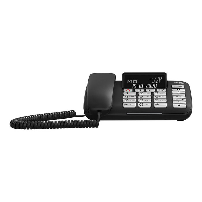 Gigaset DL780 Plus Teléfono Inalámbrico DECT/Analógico con Altavoz y 99 Entradas, Negro Gigaset DL780 Plus Teléfono Inalámbrico DECT/Analógico con Altavoz y 99 Entradas, Negro