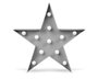 KioKids Lámpara Estrella Gris Led a Pilas para Habitación Infantil