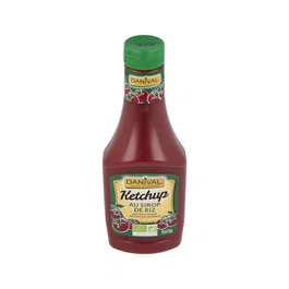 DANIVAL Ketchup Bio sin azúcar 560 g. fastidioso de sirope de arroz
