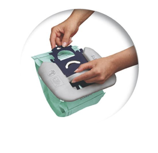 Philips Juego de 4 bolsas S-bag Classic de 3L de algodón