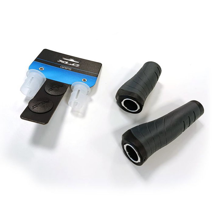 XLC Puños Ergonomic GR-S04 Puños de Bicicleta Material 3 Componentes Amortiguadores Forma Ergonómica Tornillos Montaje XLC Puños Ergonomic GR-S04 Puños de Bicicleta Material 3 Componentes Amortiguadores Forma Ergonómica Tornillos Montaje